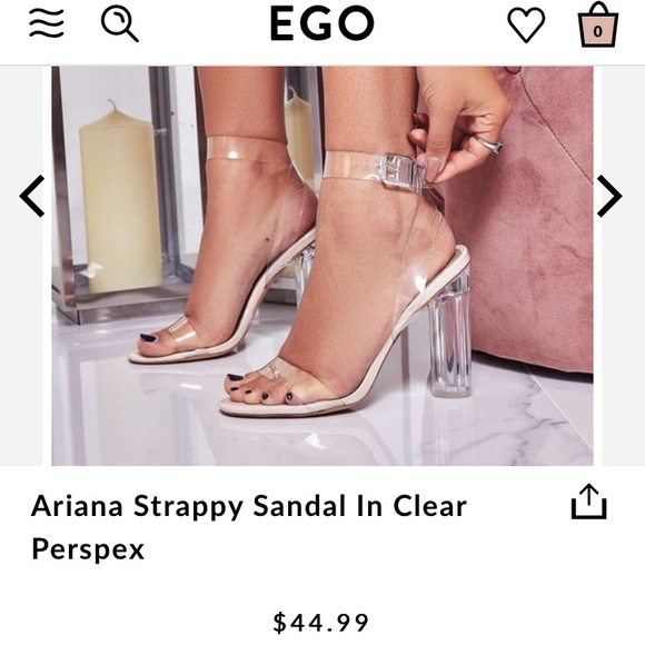 Perfect fashion statement clear heels never worn - Picture 7 of 7